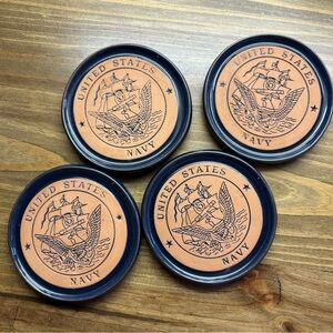 Frankoma US Navy Coasters